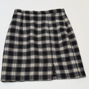 Vintage plaid skirt